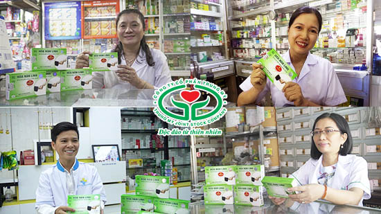 Thực phẩm bảo vệ sức khỏe Hòa Hãn Linh được phân phối tại nhiều nhà thuốc