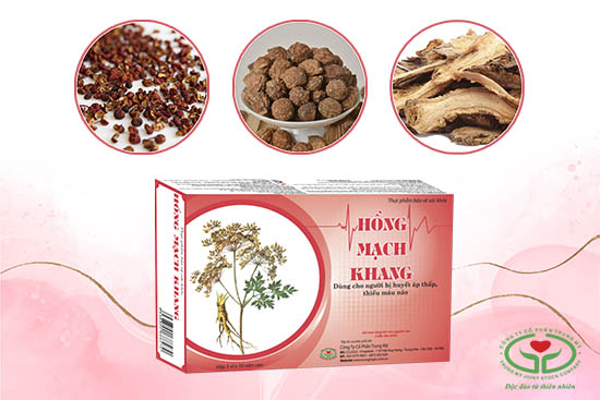 TPBVSK Hồng Mạch Khang dành cho người tụt huyết áp, huyết áp thấp